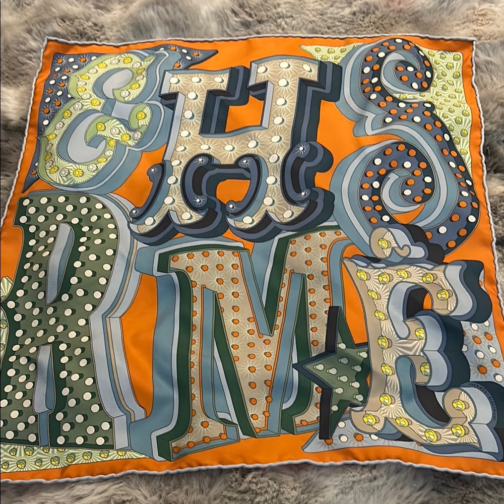 Hermès Multicolor Silk Scarf